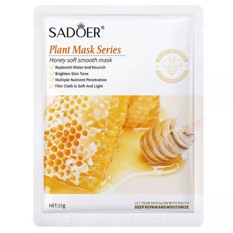 GRATIS ONGKIR COD MEDAN TERMURAH SADOER PLANT MASK HONEY SERIES SHEET MASKER WAJAH