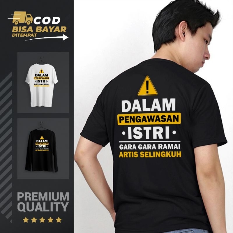 Kaos Kata Ramai Artis Selingkuh/Kaos Distro