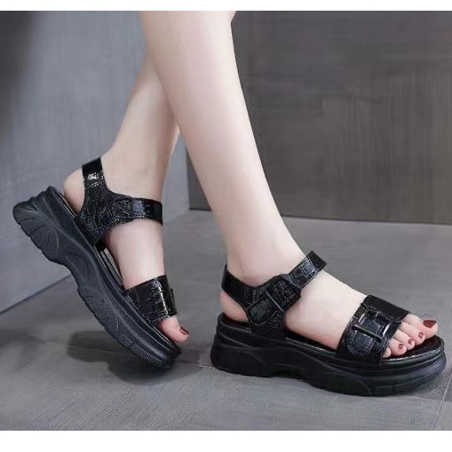 KZT-SW23 Sandal Wedges Korea Fashion Import Premium COD Murah