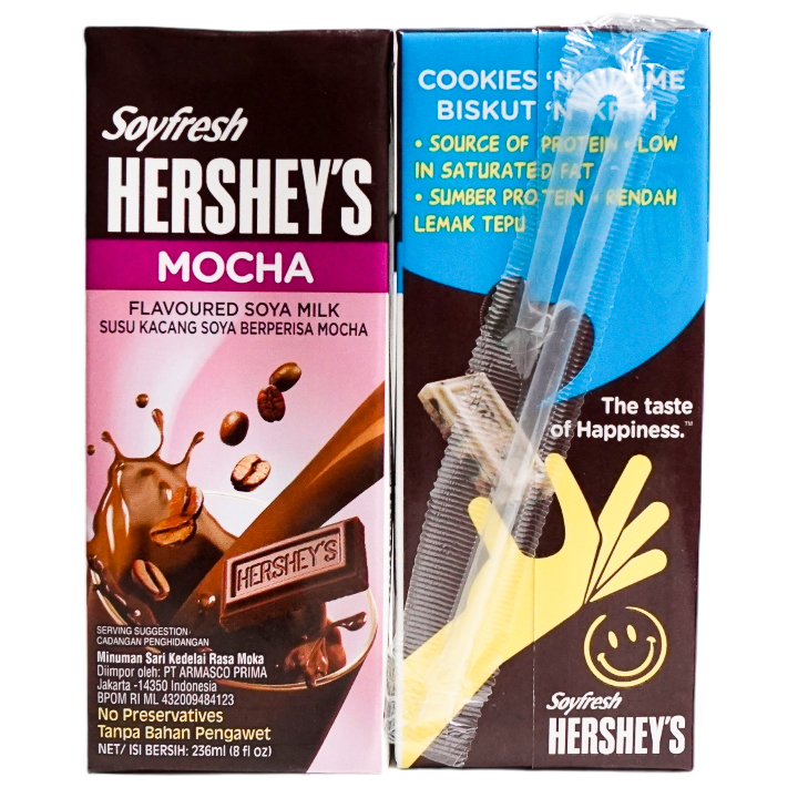 Soyfresh Hershey's Soya Milk 236ml - Susu Kacang Kedelai