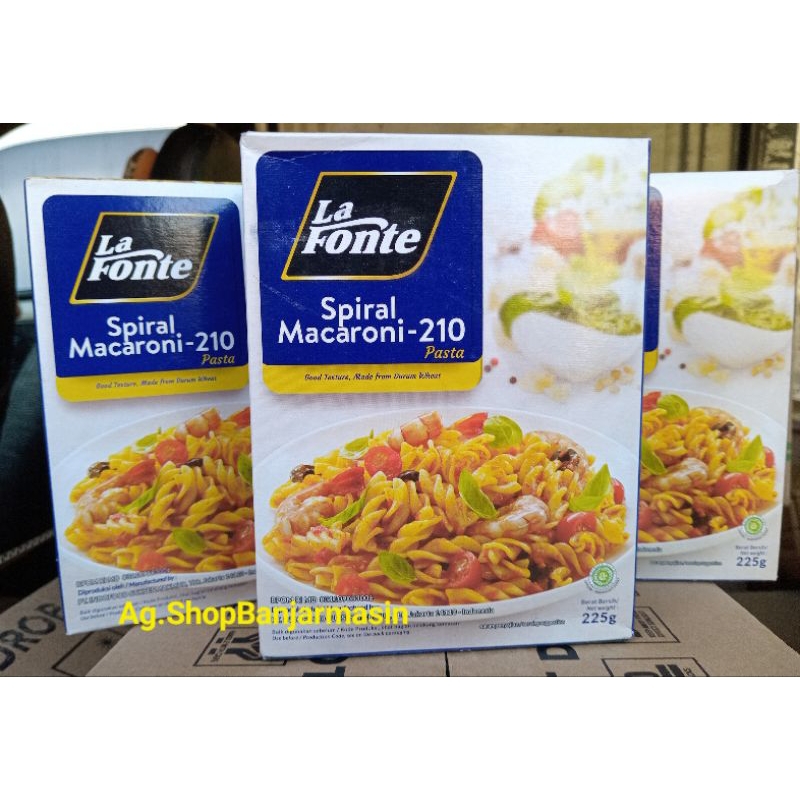 

La Fonte Spiral Macaroni 210 Pasta 225gr