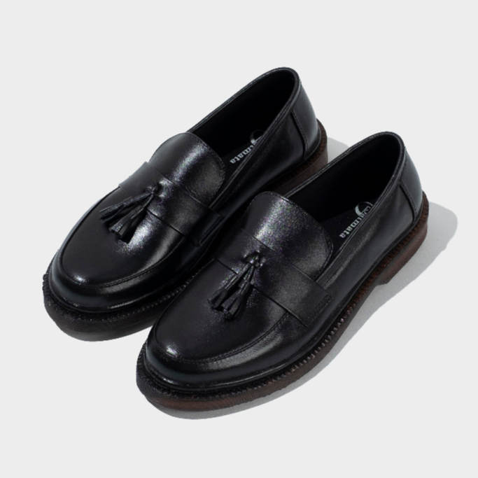 Sepatu Loafers Casual Formal Kulit Slip On Pria Original - Satmata Naruna