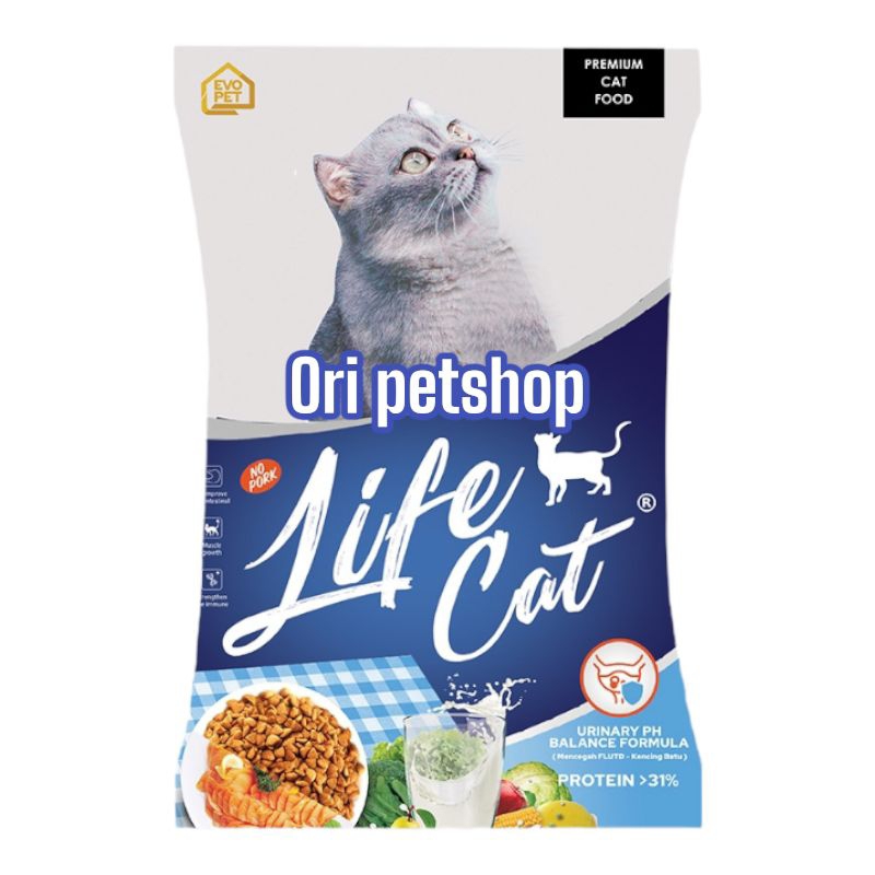 grab gojek - Life cat Dry Food 10 kg makanan kucing life cat