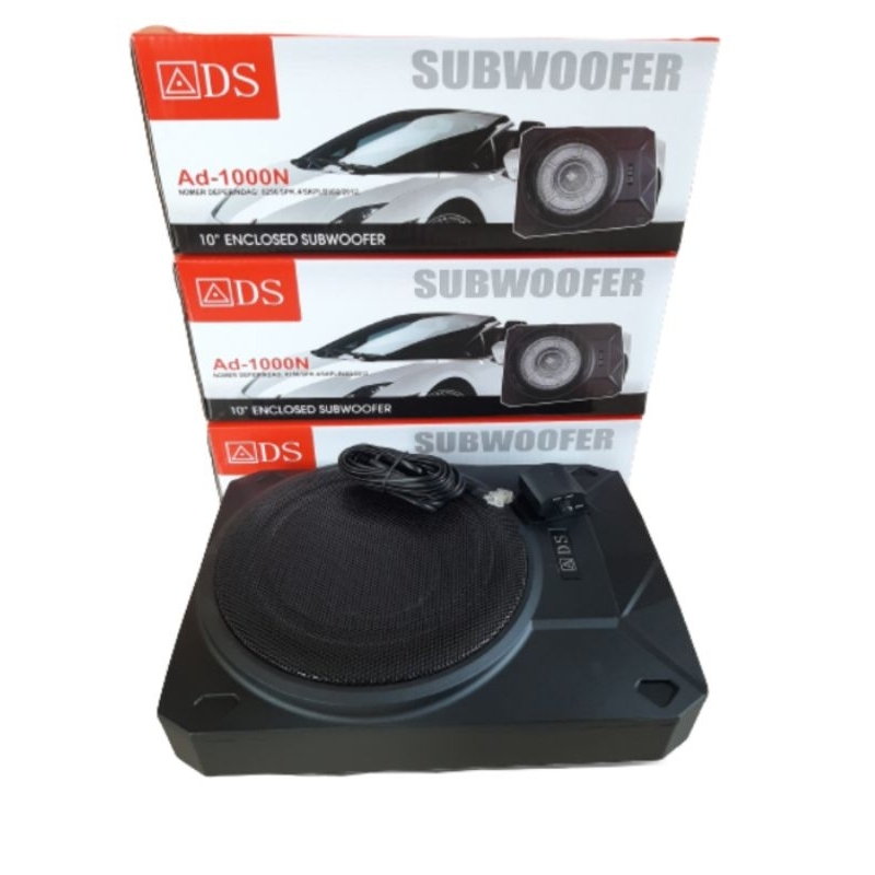 Subwoofer Kolong ADS AD 1000N Subwoofer ADS AD-1000N Sub kolong Aktiv 10 inch