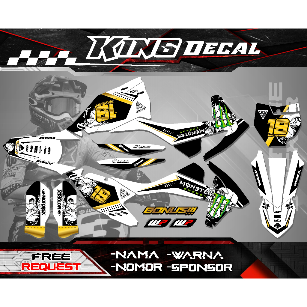 DECAL KTM 250 2015-2017/KTM SIXDAY/KTM 85 DESAIN COSTUME