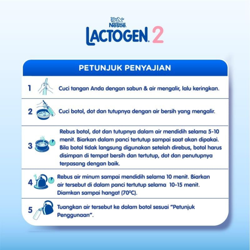 Nestle Lactogen 2 box 735gram susu formula anak 6-12 bulan