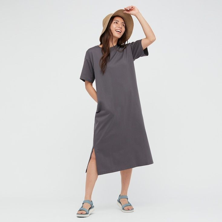 Uniqlo Crew Neck Short Sleeve T Dress