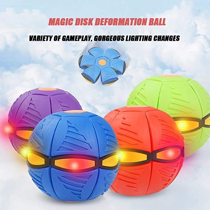 Bola UFO Magic Ball Loncat Mainan Anak - Magic UFO Deformation Injak - Kenji Shop