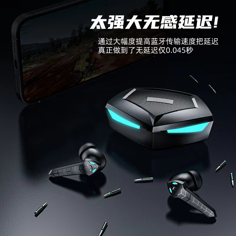 TWS P36  Bluetooth earphone 5.2 gaming headset bluetooth bass super stereo earphone Fashion Out of the Street earphone