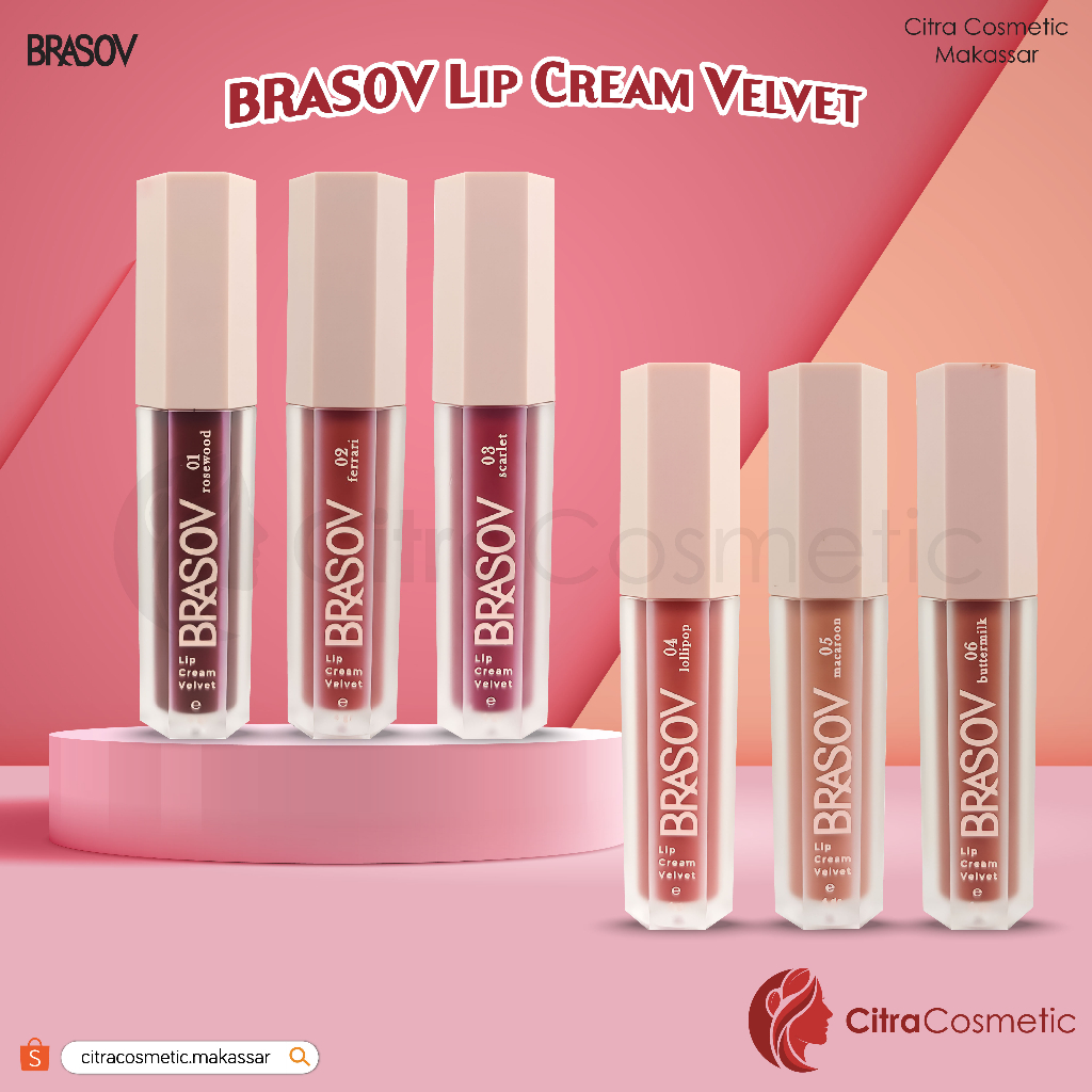 Brasov Lip Cream Velvet 4 Gr Series