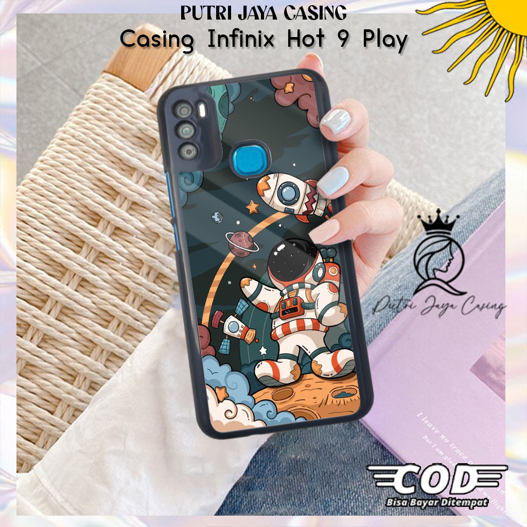 Case Hp Infinix Hot 9 Play Casing Infinix Hot 9 Play Motif ASTROCUTECasing Terbaru Case Karakter Luc