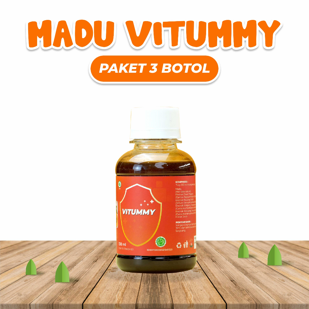 Vitummy -  Madu Paket 3 Botol 130ml