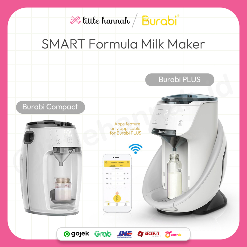 BURABI Smart Milk Maker PLUS / Burabi Milk Maker COMPACT / Formula Milk Maker / Mesin Susu Otomatis