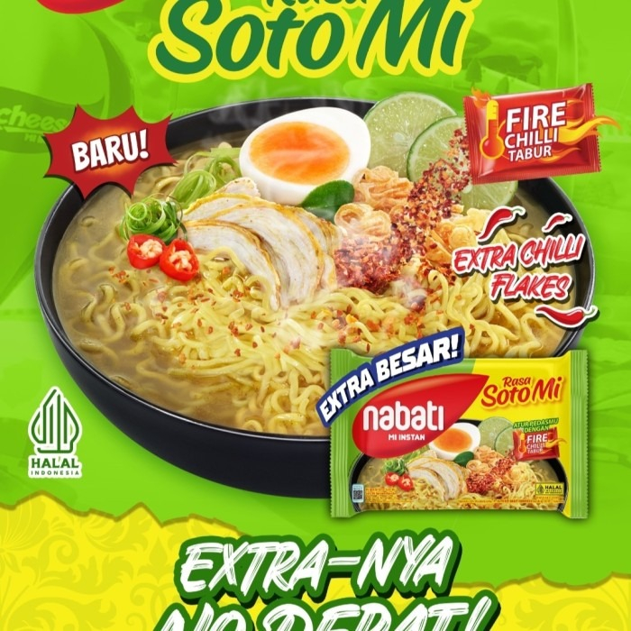 

Nabati Mie Instan Rasa Soto Mie 75g