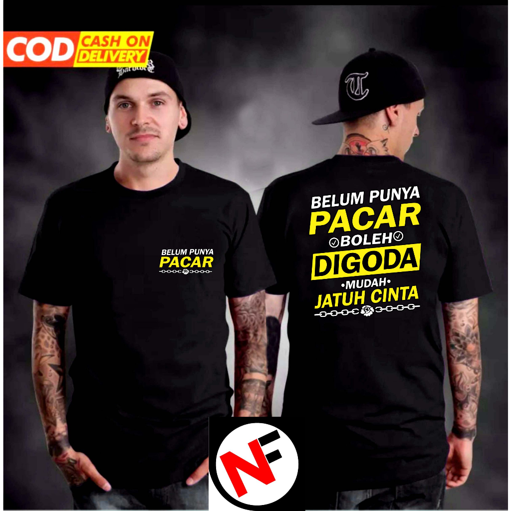 KAOS ATASAN BELUM PUNYA PACAR DEPAN BELAKANG