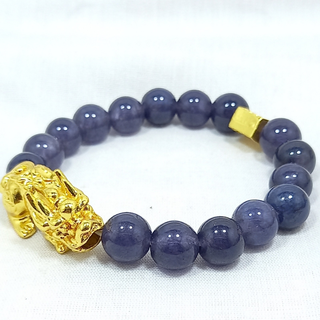 GELANG BAHAN BATU BLUE SAFIR ASLI TOP QUALITY