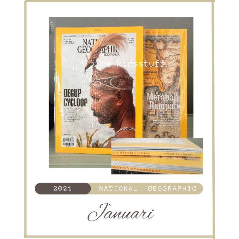 majalah national Geographic Indonesia edisi Januari 2021