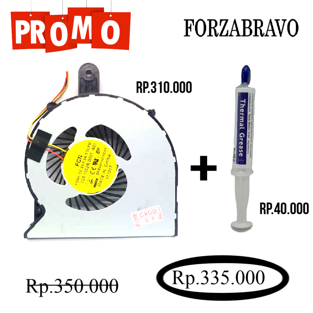 DELL Kipas Cooling Fan Laptop INSPIRON 14-3458 14-3459 3458 3558 5455