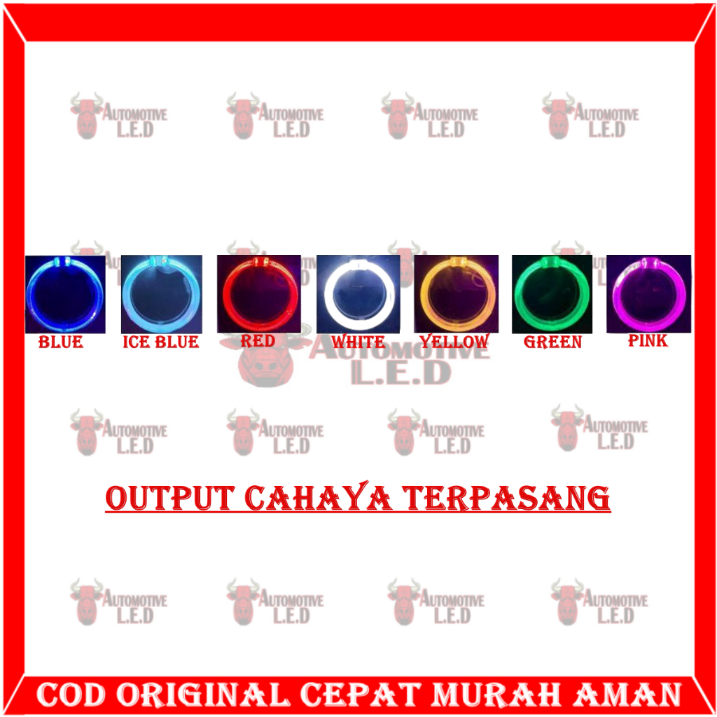 ORIGINAL LED CHIP RING KRISTAL BMW LED CHIP ANGEL EYE KRISTAL SHROUD BMW LED RING LAMPU LED CHIP SHROUD BMW
