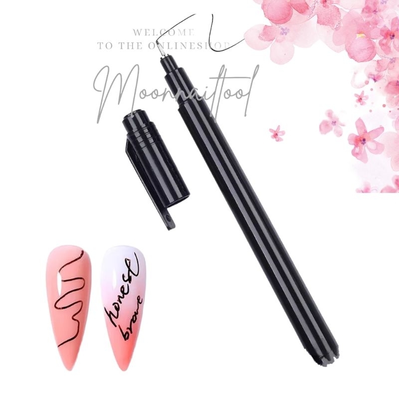 

PEN PAINTING PEN NAILART PEN GAMBAR PEN BLACK PEN LUKIS PREMIUM
