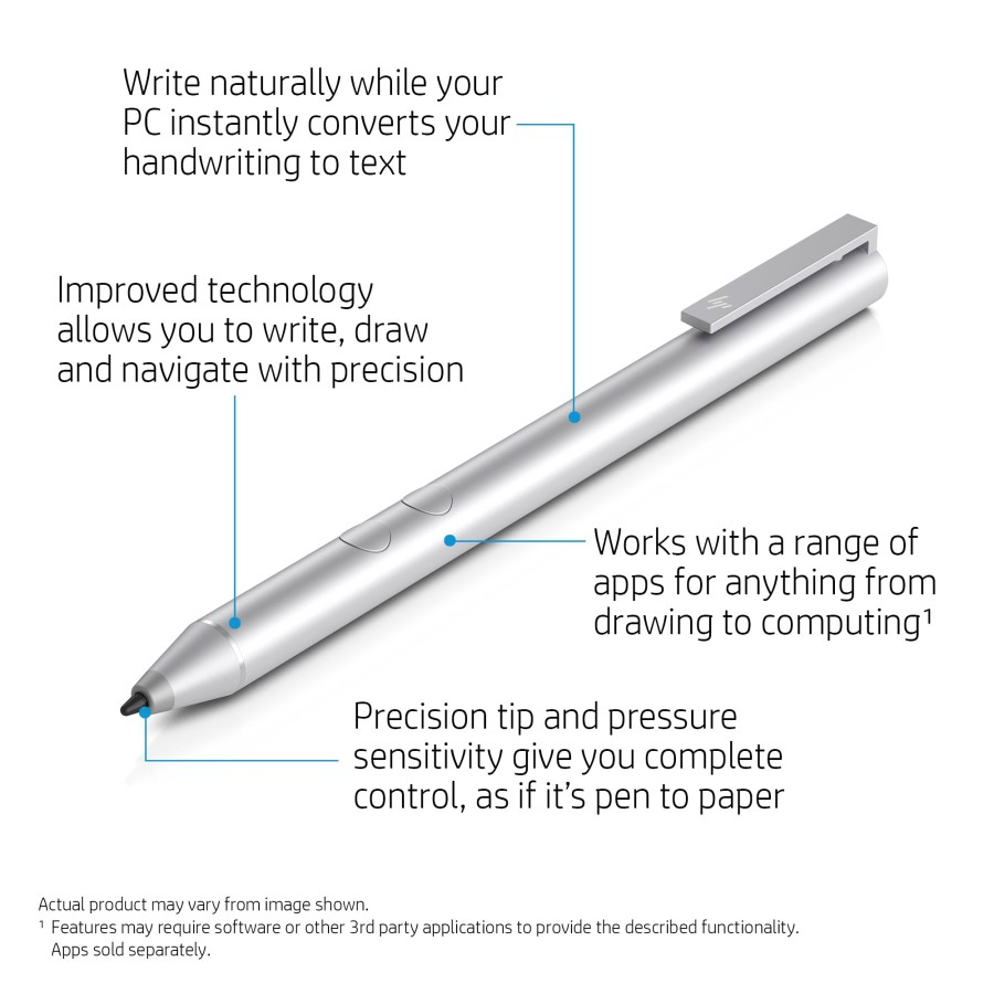 HP ACTIVE STYLUS PEN + BATTERY ORIGINAL - GARANSI 3 BULAN