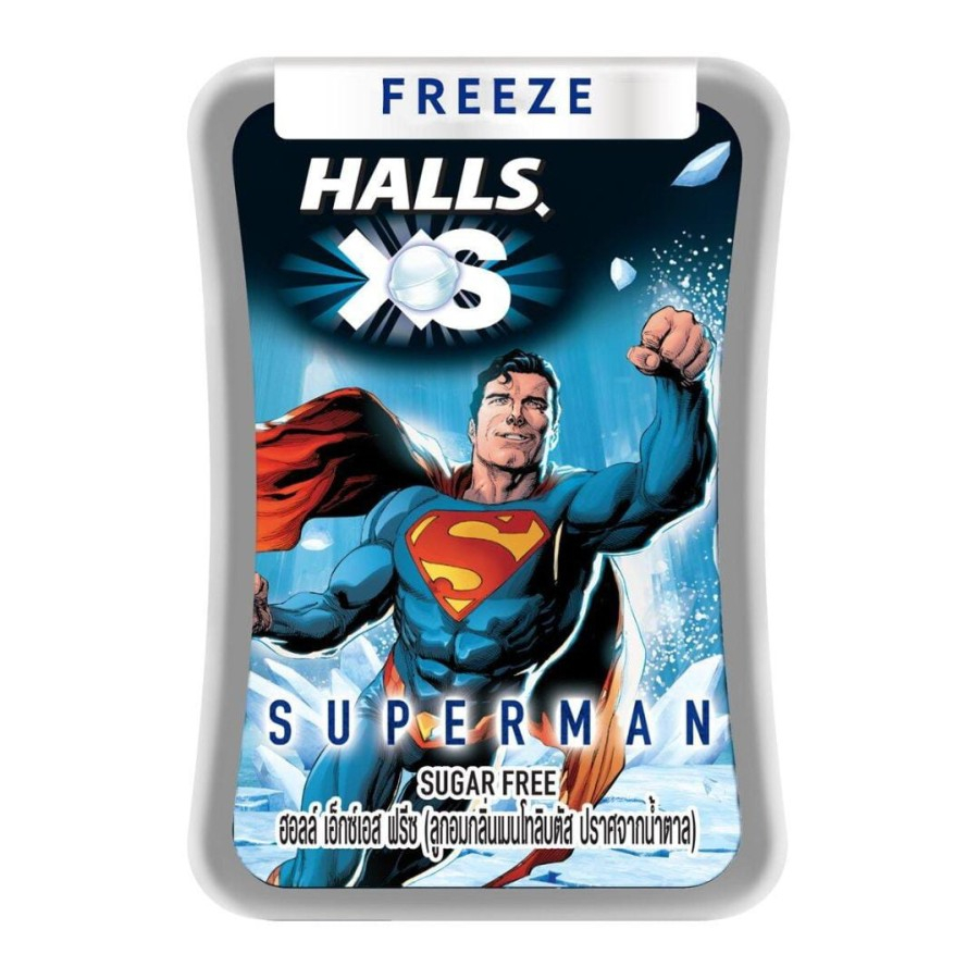 HALLS XS Sugar Free Candy Permen Bebas Gula Import