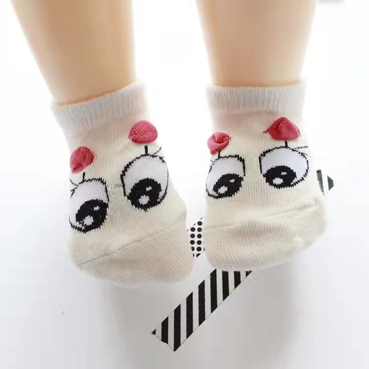 Kaos Kaki Pendek Bayi Korea Import Anti Slip Karakter  | Kaos Kaki Anak Prewalker