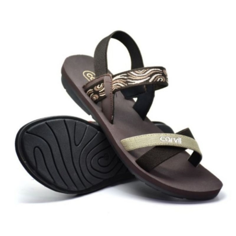 Sandal Gunung Wanita Dewasa Carvil Sandal Flat Zivania Tb Sponge Gunung