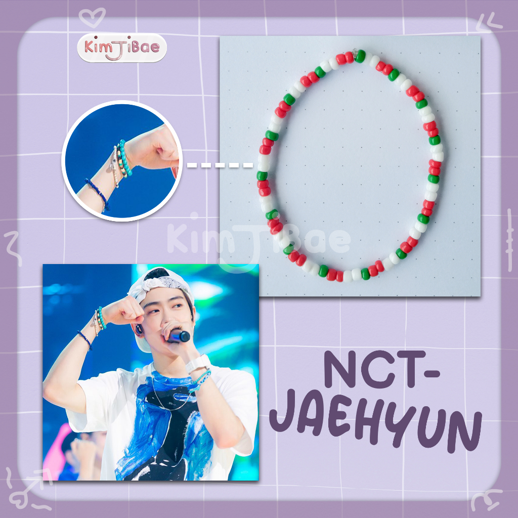 Gelang NCT Jaehyun, Beads Bracelet Kpop