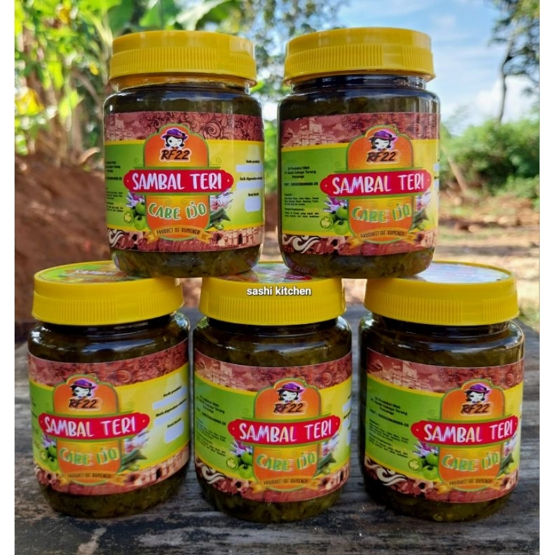 

Sambal Teri Cabe IJo