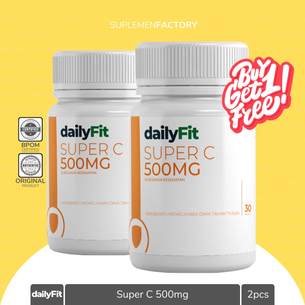 DailyFit Super C 500 Mg 30 Kapsul Vitamin C