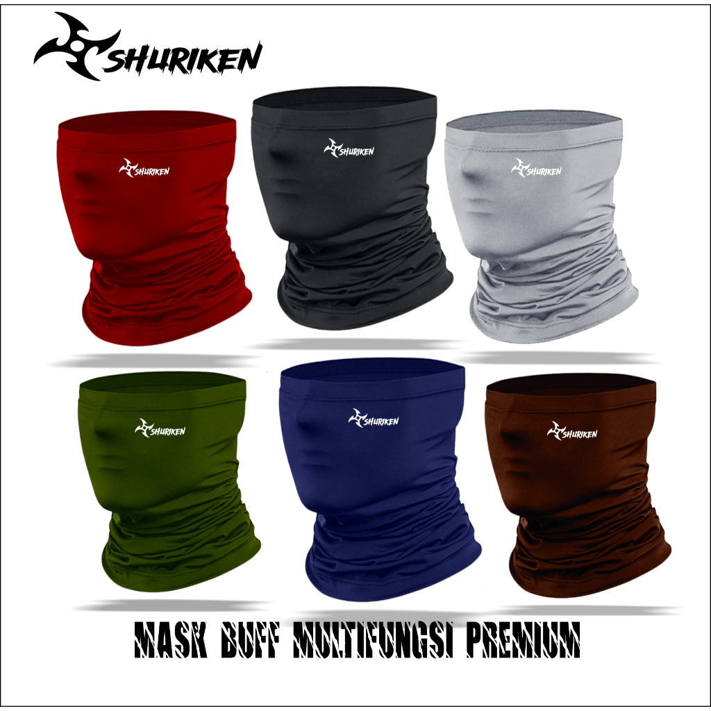 Masker Buff Bandana Multifungsi Riders Premium Shuriken