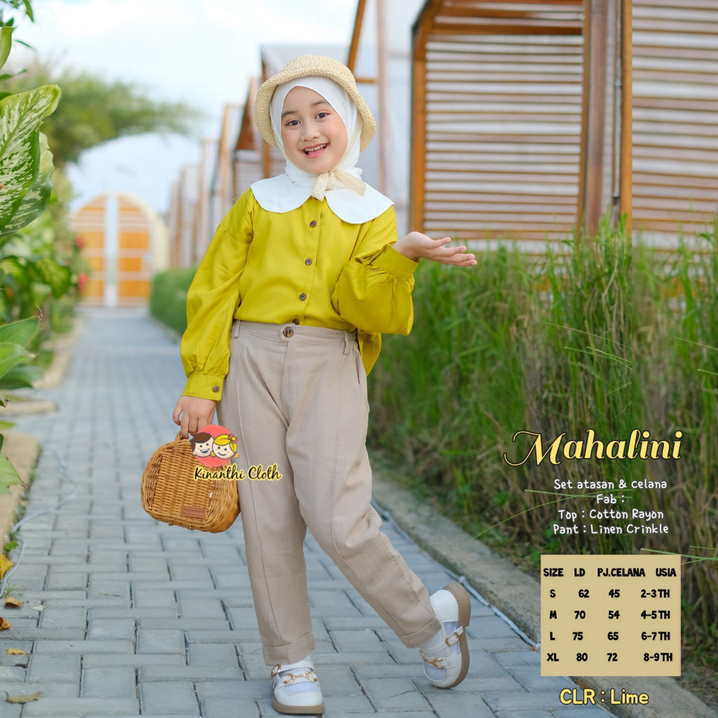 Mahalini Kids One Set Muslim Original Produk By Kinanthi