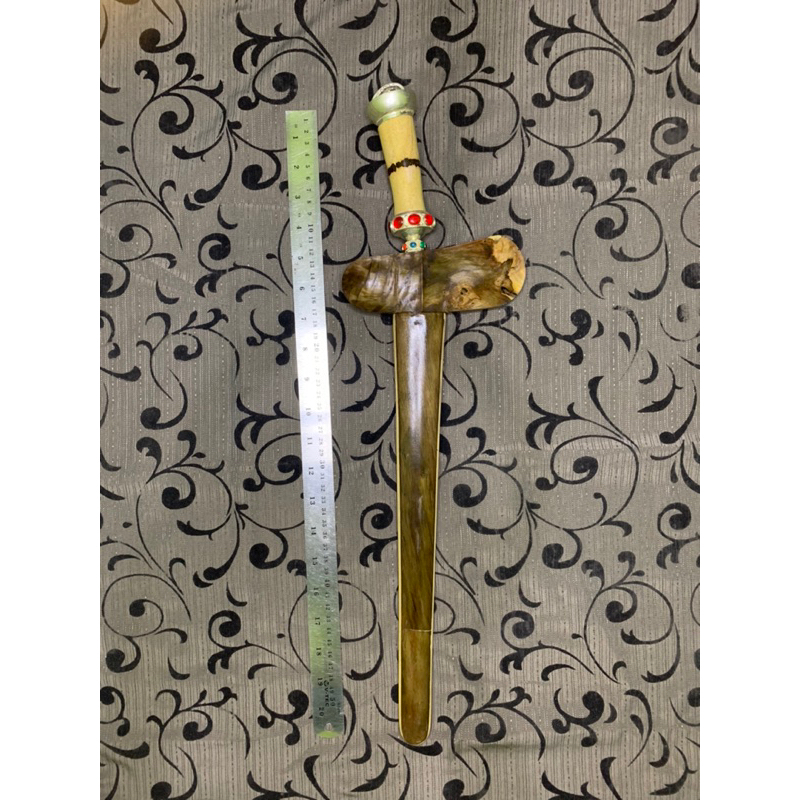 Keris khas Lombok kendit Timoho model tolang paok