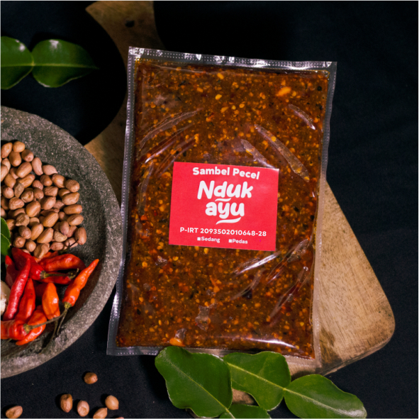

Bumbu Pecel Kacang Madiun Nduk Ayu Berat 500 Gram
