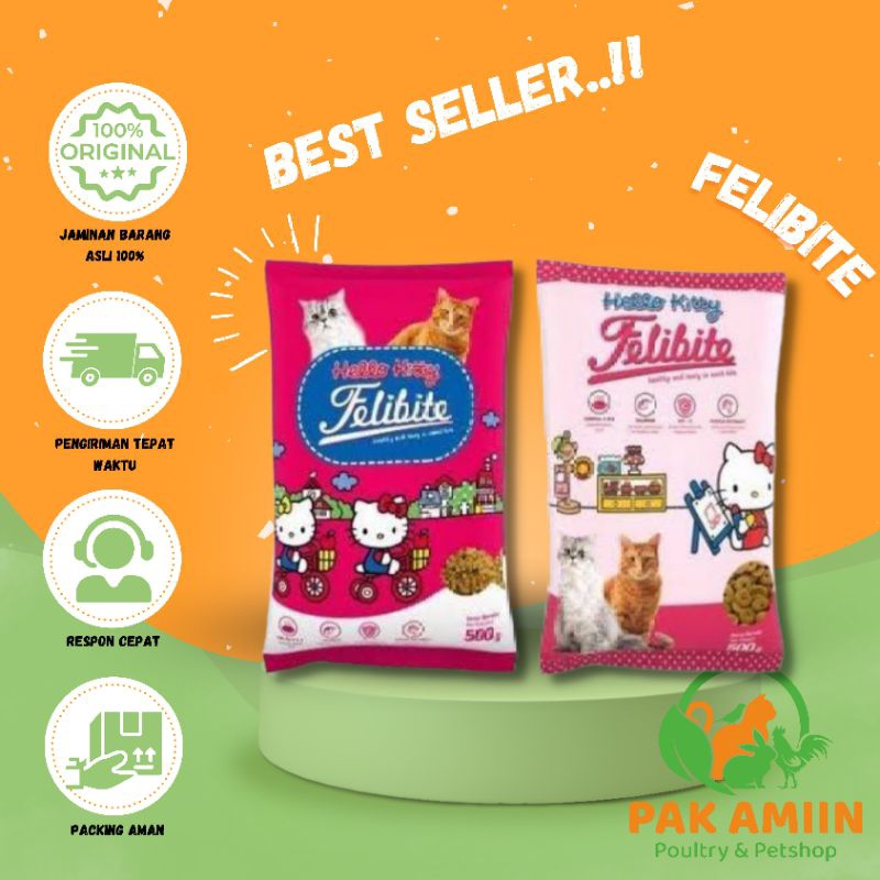 Makanan Kucing Felibite 500g Freshpack felibite ikan felibite donut