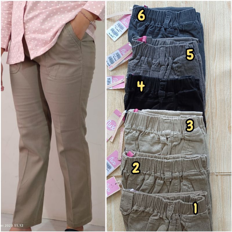 Celana Chino wanita Nux Ladies