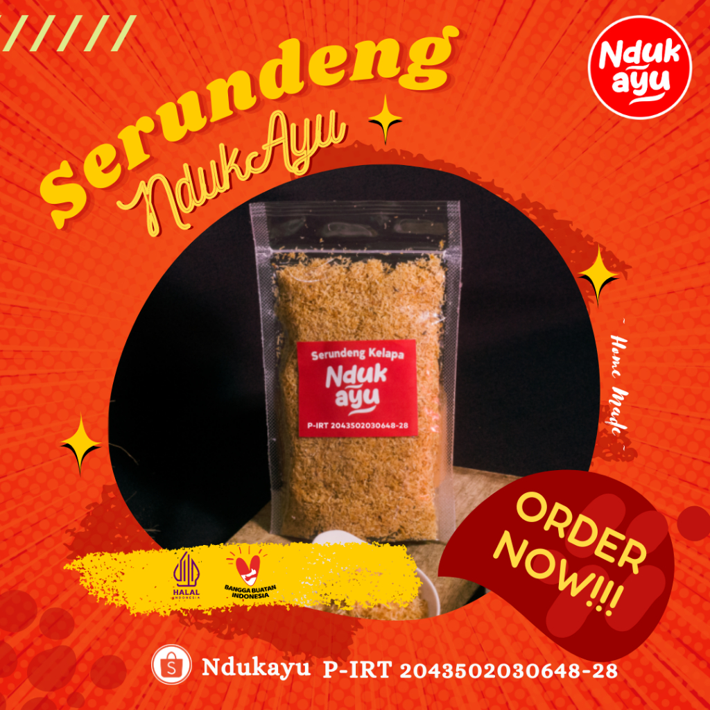 

Korzaln Serundeng Kelapa Srundeng Gurih Manis Khas Ponorogo Original Halal Tanpa Pengawet Nduk Ayu