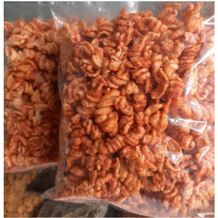 MAKARONI SPIRAL PEDAS / SNACK / CEMILAN