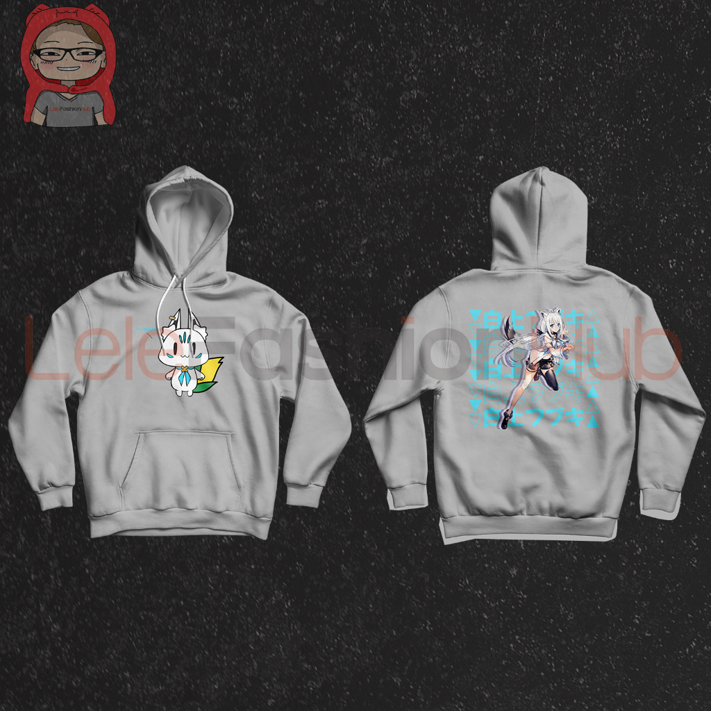 [Hololive] Hoodie Anime Hololive Shirakami Fubuki  - Abu Misty