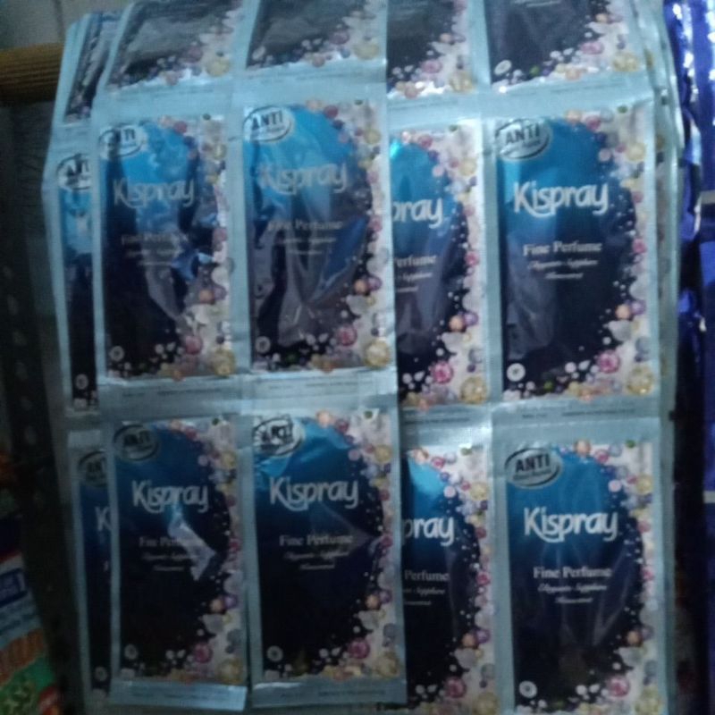 kispray sachet Sapphire atau kispray biang isi 12