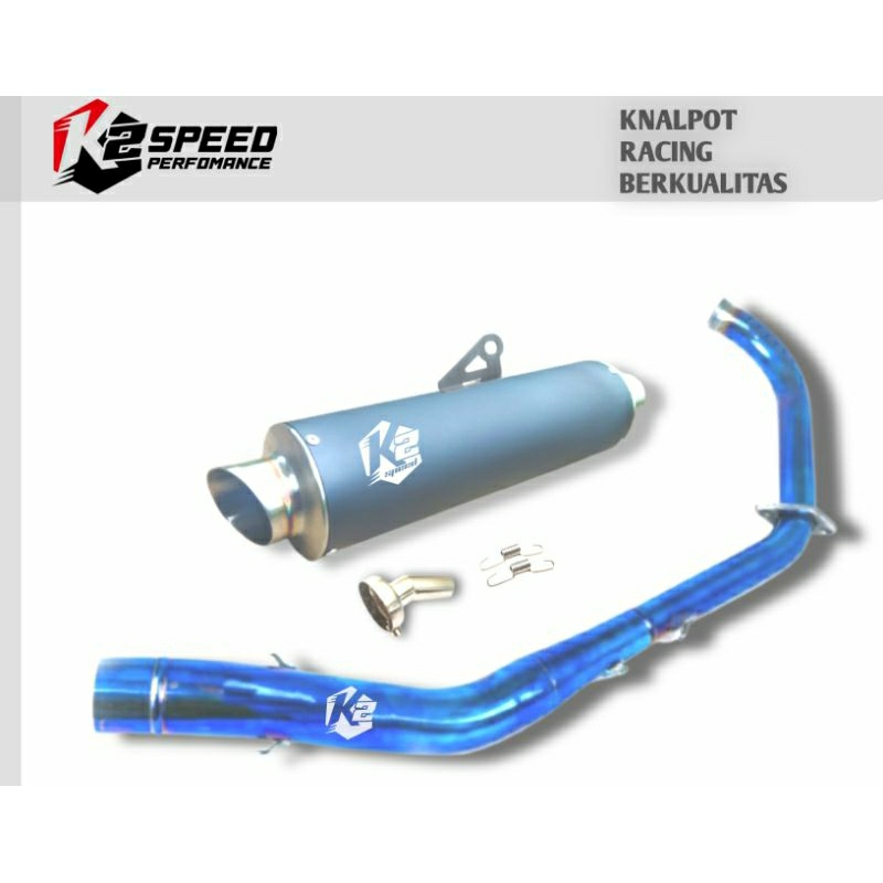 Knalpot racing fullset cbr vixion gsx satria cbnew original K2 speed