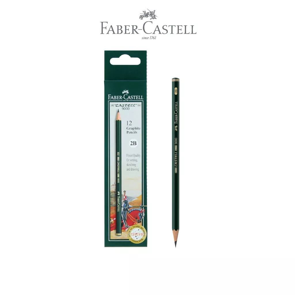

Faber Castell Pencil Faber Pensil 2B No 9000 (1 PCS) Pensil Faber Pensil Anak Pinsil Anak Pensil Komputer Pensil Ujian Perlengkapan Sekolah Stationery ATK Office Kantor