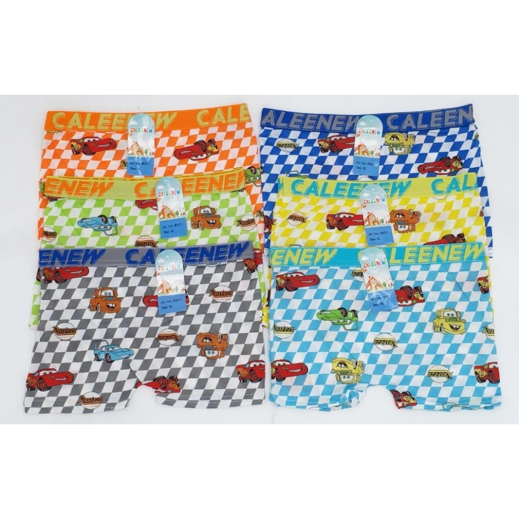 IL - CD Boxer Anak Cowok Karet Lebar Termurah / Pakaian Dalam Anak Premium Keren Fullprint