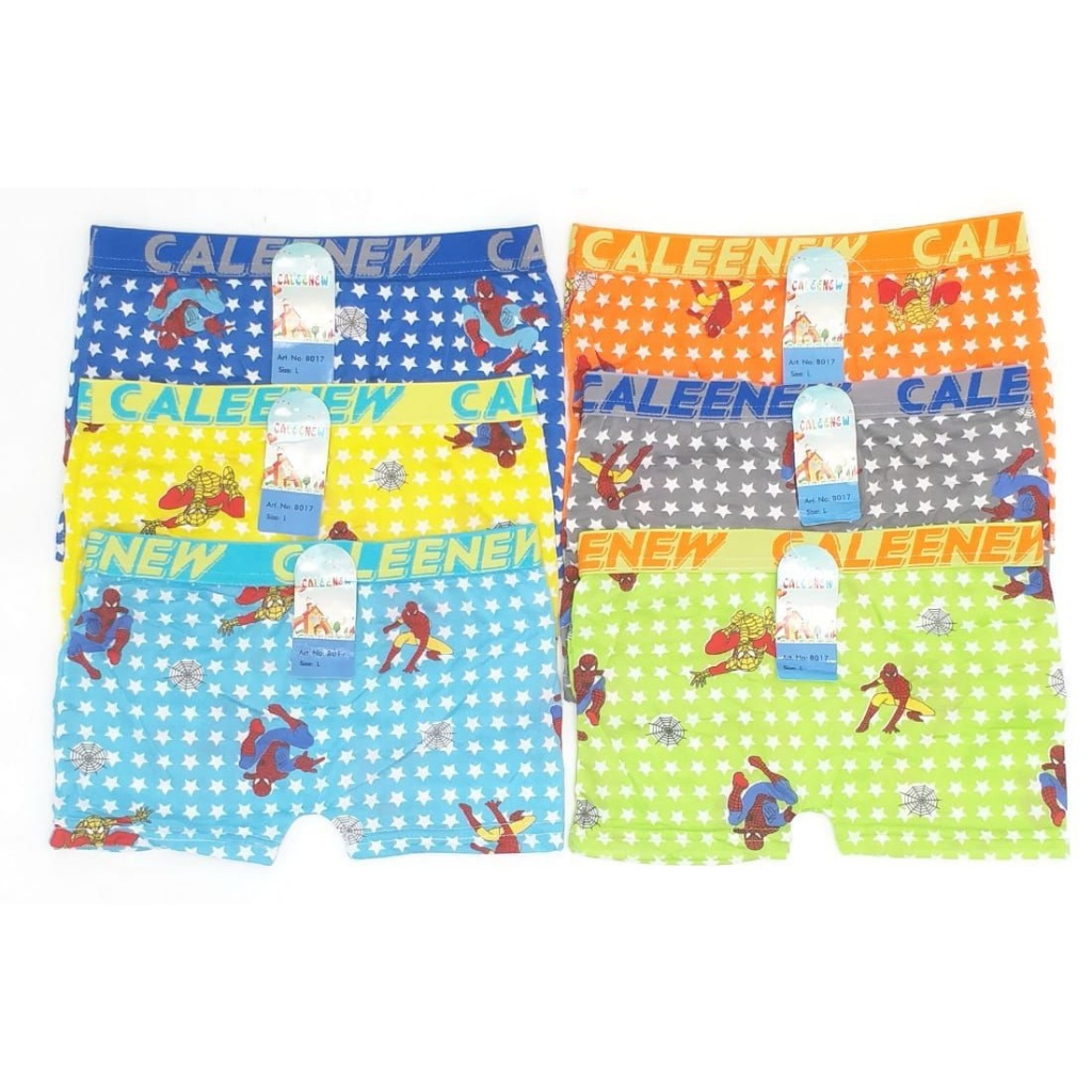 IL - CD Boxer Anak Cowok Karet Lebar Termurah / Pakaian Dalam Anak Premium Keren Fullprint