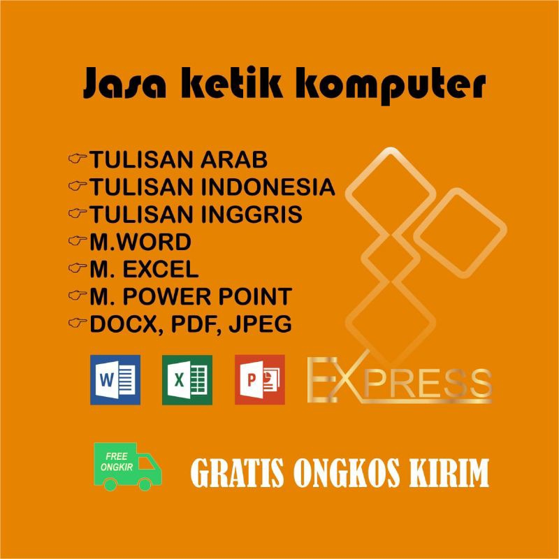 JASA KETIK KOMPUTER | JASA KETIK ULANG FILE