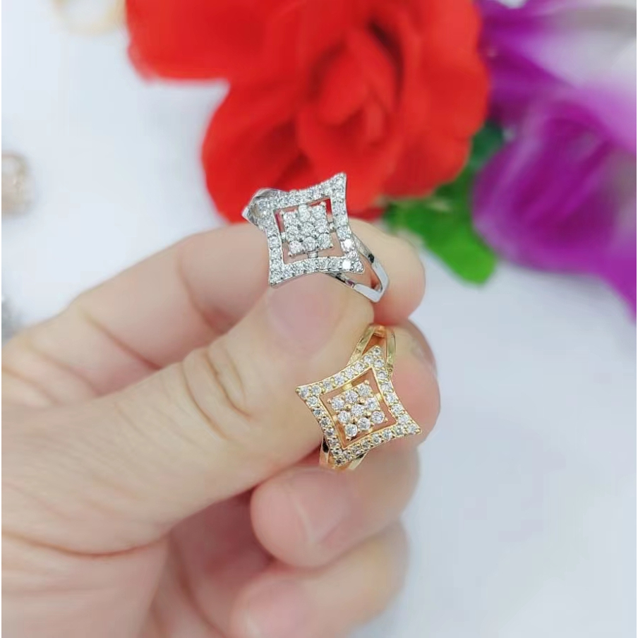 Cincin Xuping Permata Lapis Emas R614 615 616