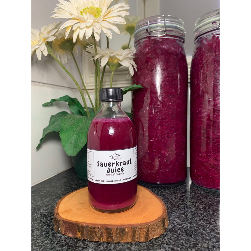 

300ML JUS RED SAUERKRAUT BOTOL KACA