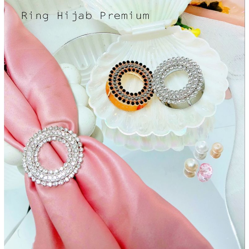 Ring hijab exclusive spiral ulir