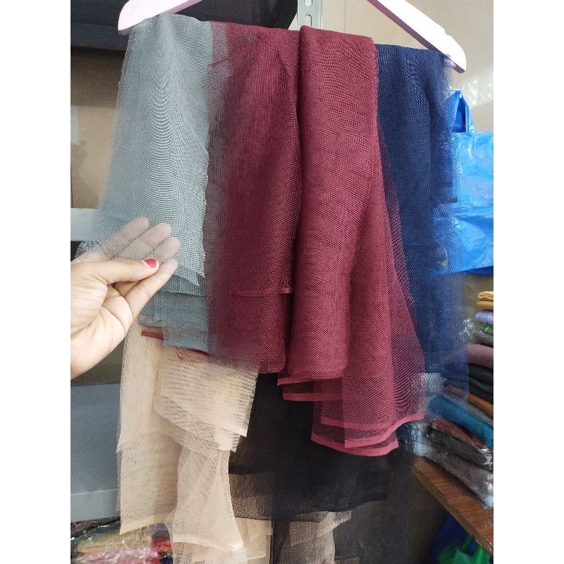 Prisca/ Daleman Jilbab Tile Daleman jilbab Ikat Jaring